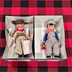 1980s Madam Alexander dolls. 
Australia 504, Casey James 316